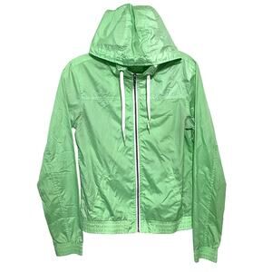 Zine Lightweight Full Zip Hooded Weatherproof Jacket Womens S Outdoor Utility